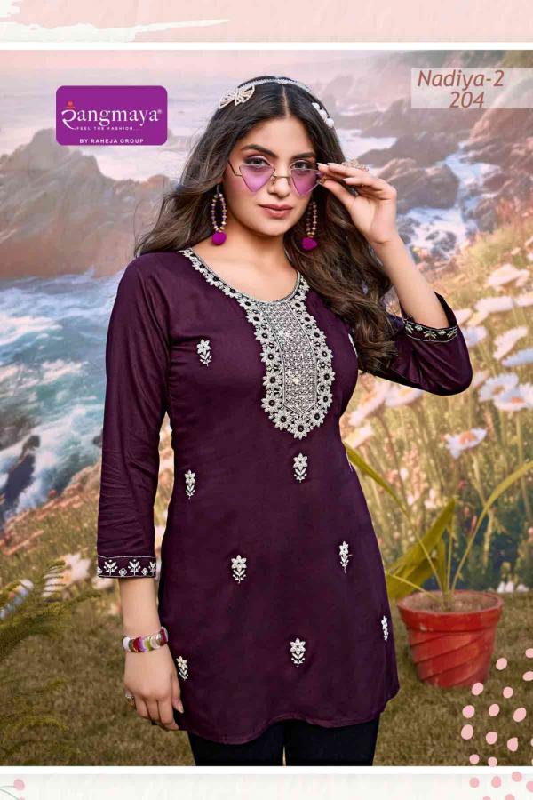 Rangmaya Nadiya Vol 2 Fancy Western Tops Collection